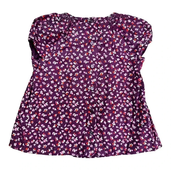 Janie & Jack | Floral Swing Cut Blouse (5) - Picture 4 of 6